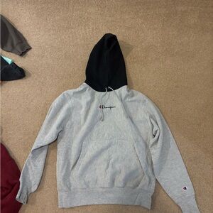 Champion Gray and Black Classic Sweaters